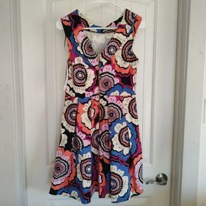 Closet London Floral Sleeveless Retro Print Sping/ Summer Dress SZ 6 Wom…